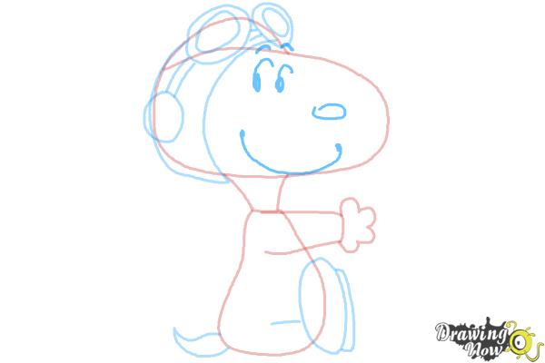 How to Draw Snoopy from The Peanuts Movie - DrawingNow