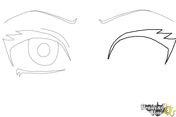 Serious style male anime eyes  How to draw anime eyes Manga eyes Anime  eyes