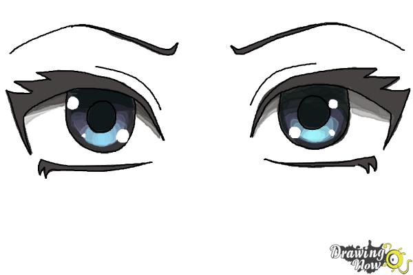 How to Draw Manga Eyes Girl  Both Eyes  StepbyStep Pictures  How 2 Draw  Manga