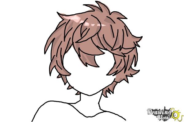 An anime boy with white hair cgi art  rdalle2