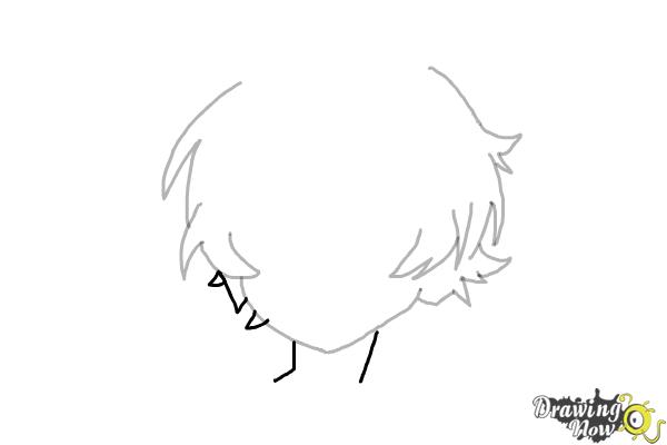 How to Draw Anime Hair easy Lesson, Step by Step Drawing