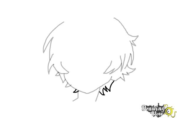 Boy hair drawing, Anime hair, Anime boy hair