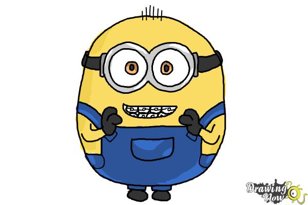 How to Draw Minion Bob Cute Step by step - YouTube