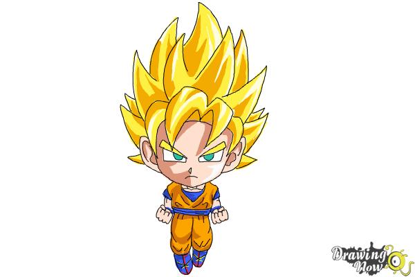 Tutorial: How To Draw Goku Super Saiyan 4! - Step By Step 