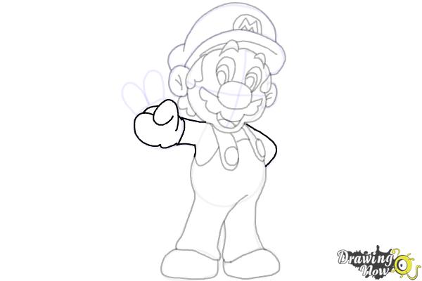 How to Draw Mario from The Super Mario Bros. Movie - DrawingNow