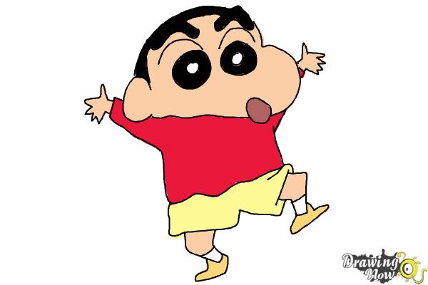 How To Draw Shin Chan Step by Step Drawing Guide by Dawn  DragoArt