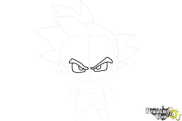 How to draw Goku (lineart) from Dragon ball Z 