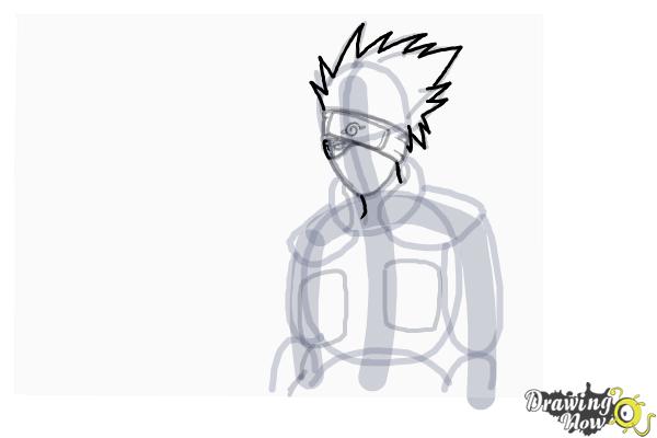 How To Draw Kakashi Hatake From Naruto, Step by Step, Drawing Guide, by  Dawn - DragoArt
